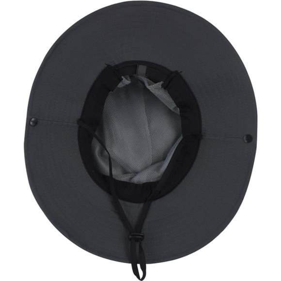 Womens Summer SunHat Wide Brim Outdoor UV Protection Hat Foldable PonytailBucket - Picture 2 of 7